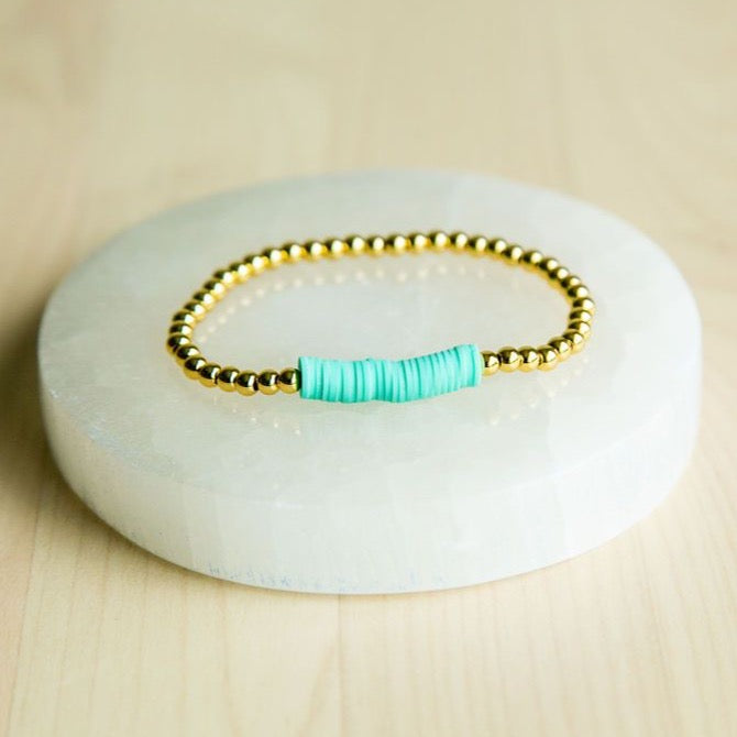 Liv Bracelet Gold/Turquoise